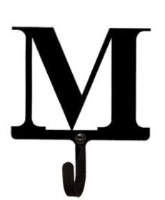 Letter M - Wall Hook Small