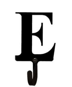 Letter E - Wall Hook Small