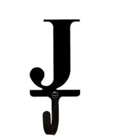 Letter J - Wall Hook Small