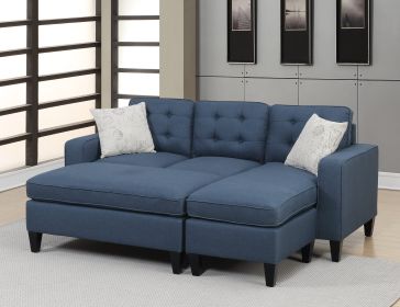 Reversible 3pc Sectional Sofa