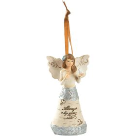 Angels by Pavilion Wax Stoneware Vessel Single Wick Candle