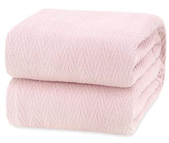 Cotton Blanket Soft and Breathable Waffle Lightweight Summer Blanket