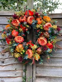 Artificial Wreaths for Front Door, (size: 45cm)