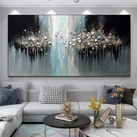 Handmade Oil Painting Abstract Texture Oil Painting On Canvas Large Wall Art Original White Painting Minimalist Art Custom Painting Modern Living Room (Style: 01, size: 100x150)