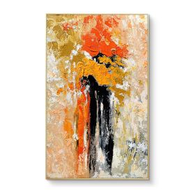 100% Unique Art Handmade Abstract  Pictures Oil Paintings On Canvas Modern Wall Picture For Living Room Home Decoration No Frame (size: 60x90cm)