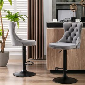 Barstools Adjustable (Color: as picture)